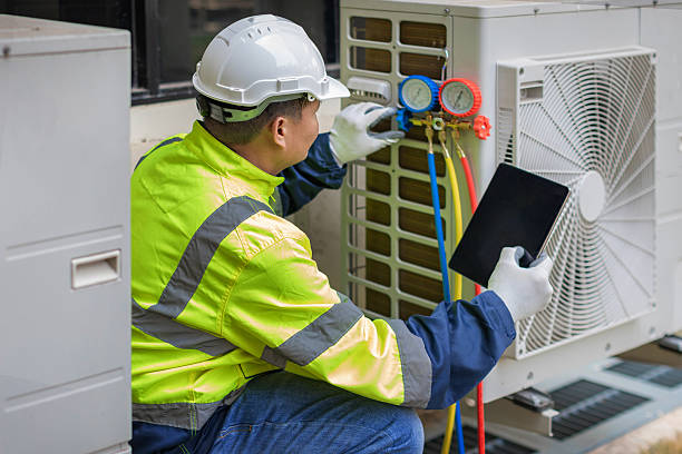 Professional Heat Pump Repair technician working in Goshen, NY